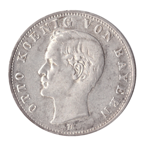 2 марки 1907 год (D), Германия-Бовария (Король Отто). XF