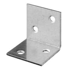 ЗУБР УМШ-1.5, 25 x 25 x 25 x 1.5 мм, белый цинк, широкий мебельный уголок (31034-25) (50 штук)