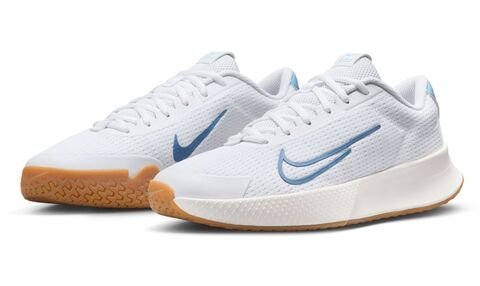 Кроссовки теннисные Nike Court Vapor Lite 2 - white/light blue/sail/gum light brown