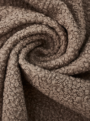 Мех искусственный "Барашек", 384 г/м2, ш. 150 см, кофе с молоком