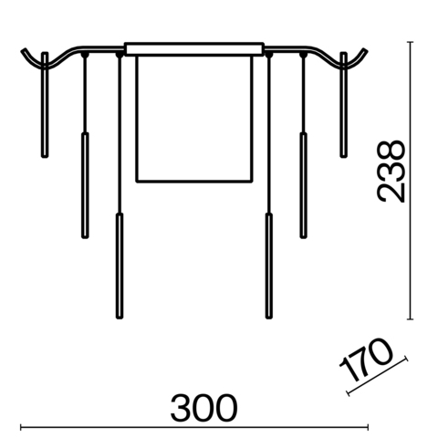 Настенный светильник Freya Porto FR5104WL-02BS