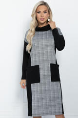 Платье Брэтта (светло-серое) П11355 LT Collection