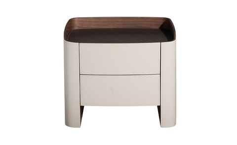 Тумбочка с 2 ящиками 56х46х49см Garda Decor светло-бежевая