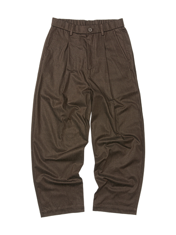 Брюки с защипами из лиоцелла и хлопка 