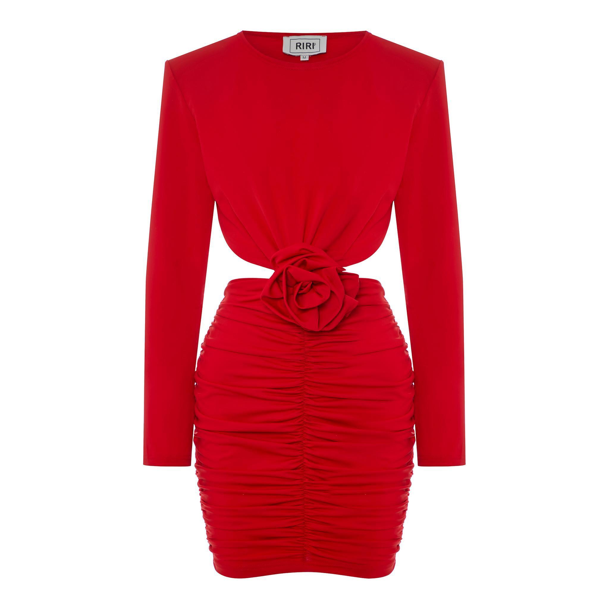 Платье с розой SARA