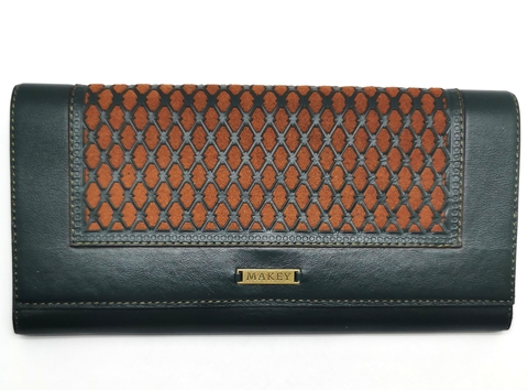 Кошелек женский «Монархия». Цвет зеленый, 059-10-08/5