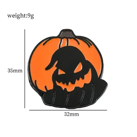 Кошмар перед Рождеством значок металлический Джек Скеллингтон Салли