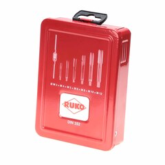 Набор метчиков комплектных M3 -M12 HSS-G DIN352 (+ вороток) 22пр Ruko 245002(K)