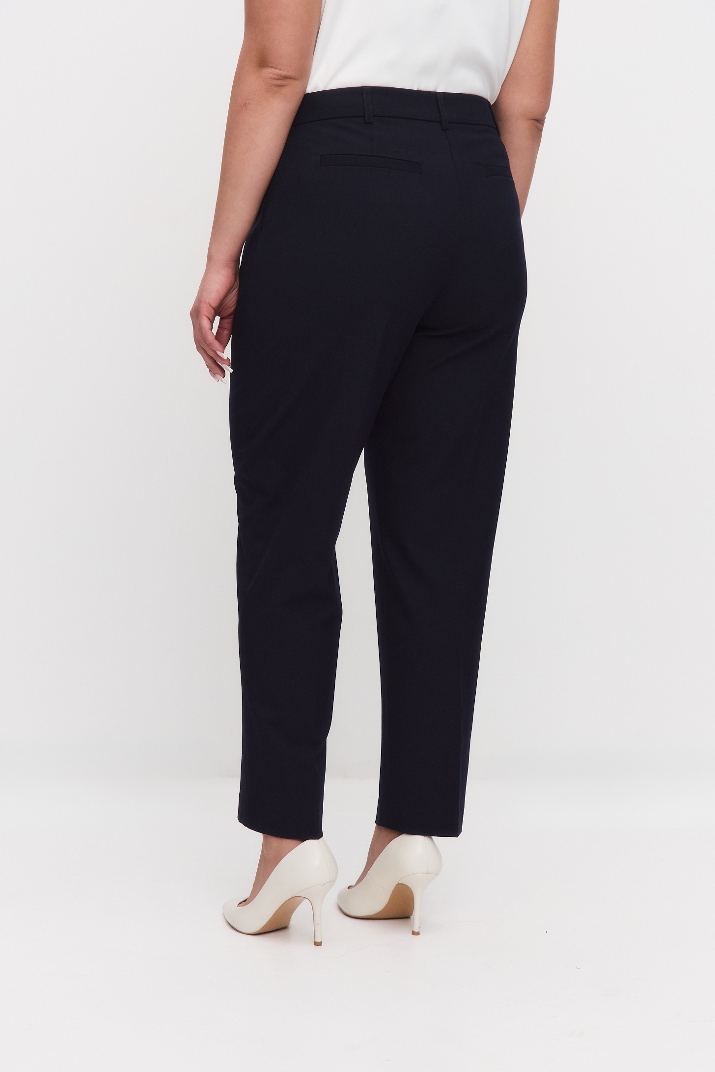 Брюки классические, темно-синий