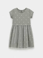 платье  для девочки  КР 5961/хаки 6206 Н070.1 к663