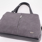 Сумка Саломея 198 македония серый + черный