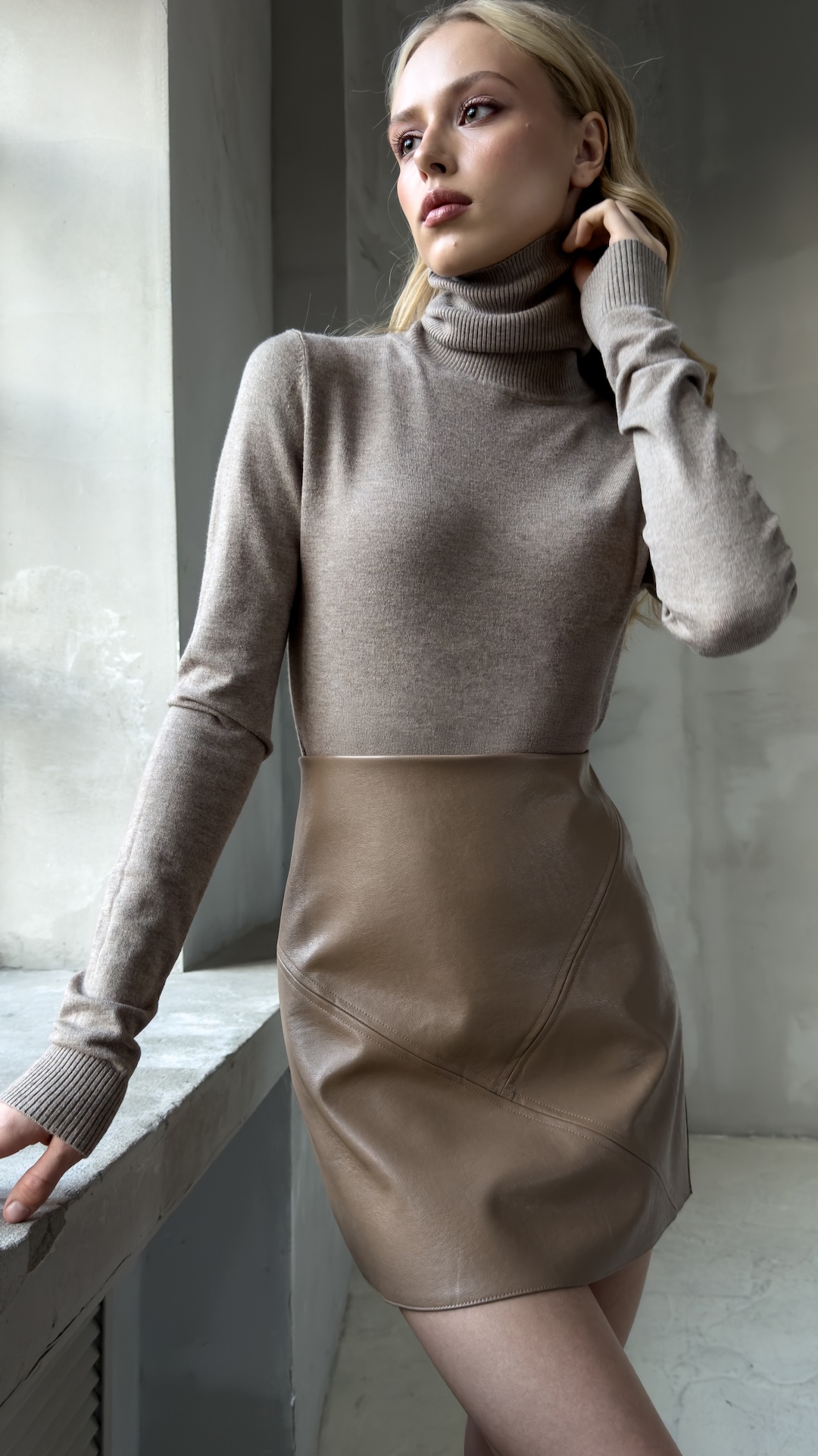 Водолазка slim из мягкой смесовой вискозы