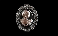 Силиконовый молд Рамка + камея