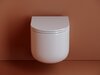 Ceramica Nova Ulma CN4006 Подвесной унитаз c ультра тонким сидением и крышкой с функцией плавного закрытия, цвет: белый
