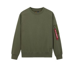 Свитшот Alpha Industries Utility Pocket Crewneck OG-107 (Зеленый)