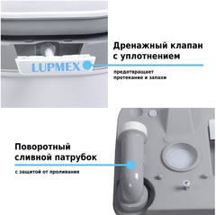 Биотуалет Lupmex 79001 24л без индикатора
