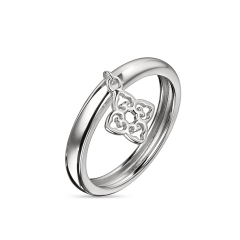 Кольцо Миниатюры Классик Родий 16.5