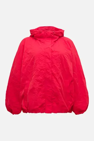 Куртка из жатой плащёвки