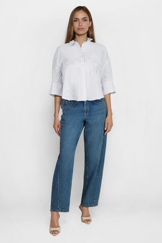 Marc Aurel Рубашка из хлопка с объемной вышивкой