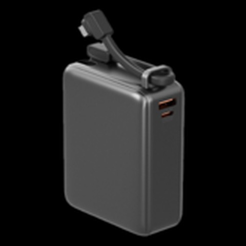 Внешний аккумулятор Energea Compac Ultra 67, 20000MAH с кабелем USB-C (PD67W), Черный | Gunmetal Black