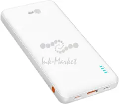 Мобильный аккумулятор Cactus CS-PBFSBA-10000_MAK 10000mAh 4.5A USB-A, 2xUSB-C белый — фото 3