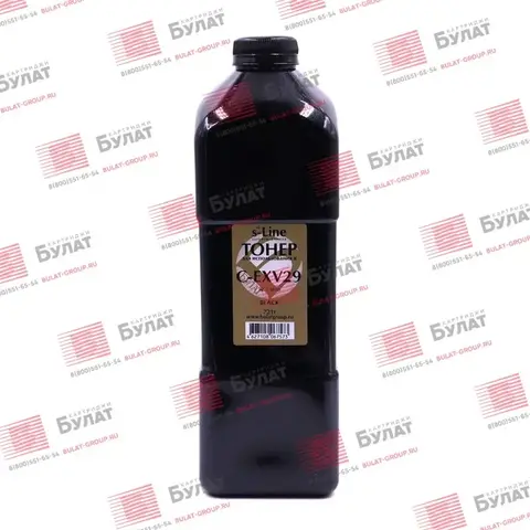 Тонер БУЛАТ s-Line для C-EXV29K для Canon iR C5030 (Чёрный, банка 721г)