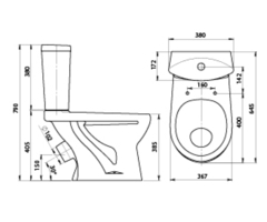 УНИТАЗ-КОМПАКТ SANTERI УЛЬТРА