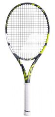 Теннисная ракетка Babolat Pure Aero Team - grey/yellow/white  + струны + натяжка