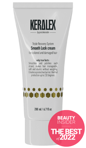 Крем термозащитный разглаживающий Smooth Lock cream KERALEX 200мл
