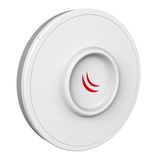 MikroTik Disc Lite5 ac with 21dBi 5GHz antenna, Dual Chain 802.11ac wireless, 716MHz CPU, 256MB RAM, 1 x Gigabit LAN, POE, PSU, pole mount, RouterOS L3