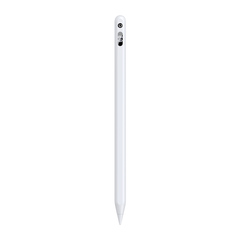 Стилус от Dux Ducis серии SP-05 белого цвета для планшетов iPad, с беспроводной зарядкой и индикатором заряда