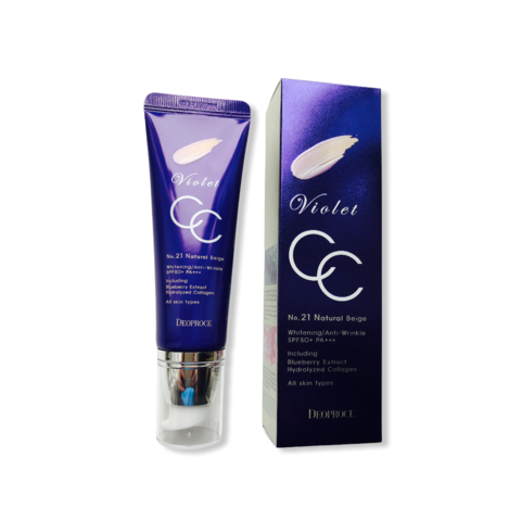 DEOPROCE violet CC-сream SPF50 №21 50ml