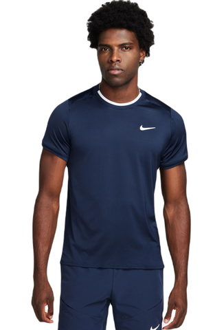 Теннисная футболка Nike Court Dri-Fit Advantage Top - obsidian/white