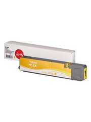 Струйный картридж Sakura F6T79AE (№913A Yellow) для HP PageWide 352dw, MFP377dw, 377dn; Pro 352dn, 452dn, 452dw, 477dn MFP, 477dw MF, 552dw, 577dw MFP, 577z MFP, Managed P55250dw, Managed MFP P57750dw, пигментный тип чернил, желтый, 55 мл., 3000 к.