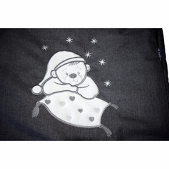 №S77 Exlusive Bear  melange fabric (графитовый)