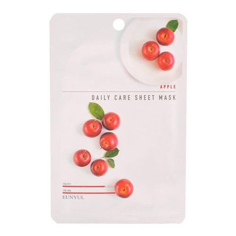 Eunyul Apple Daily Care Sheet Mask - Тканевая маска для лица с экстрактом яблока