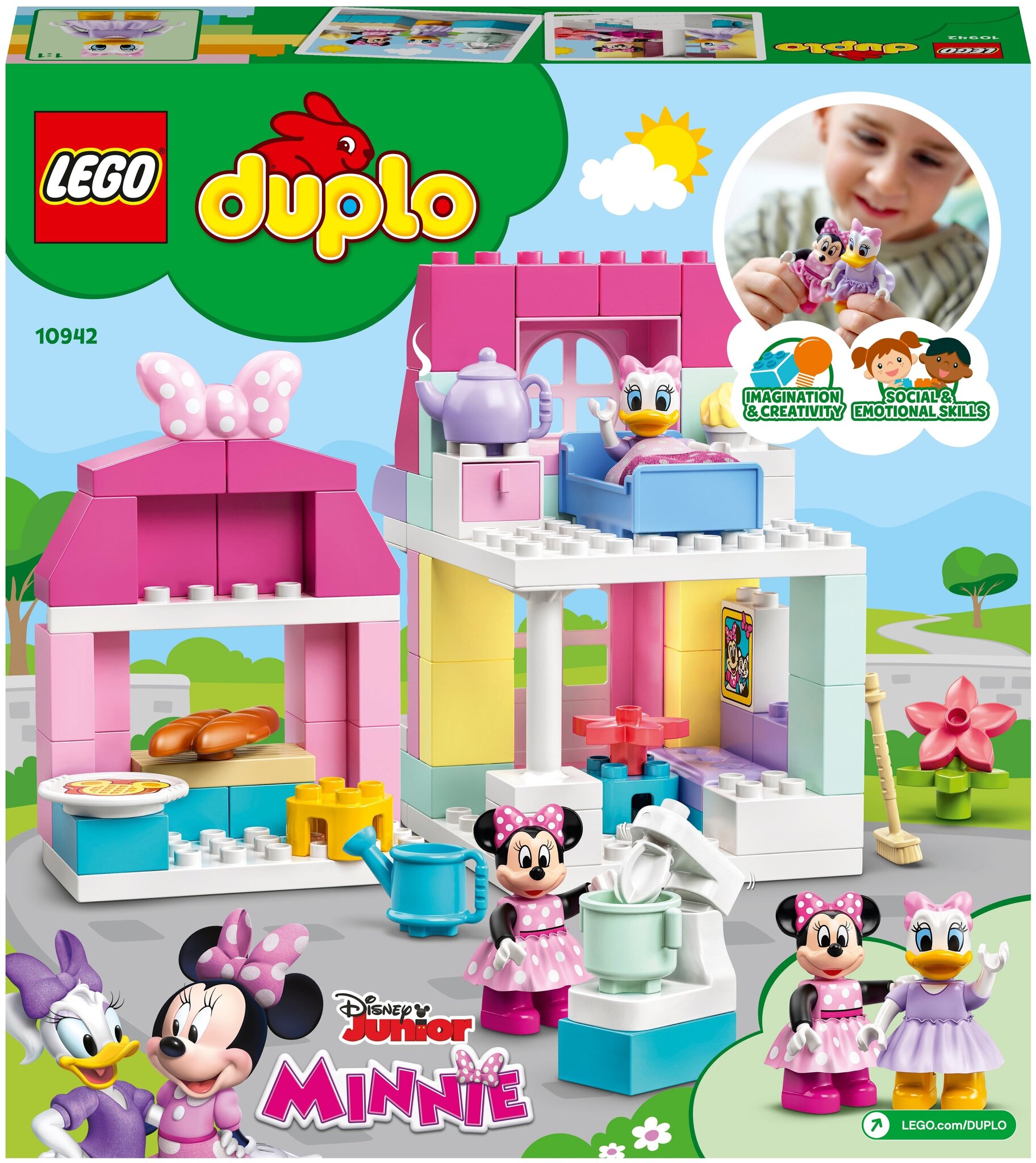 Конструктор LEGO DUPLO Disney 10942 Дом и кафе Минни 10942 купить в  интернет-магазине Layon.ru