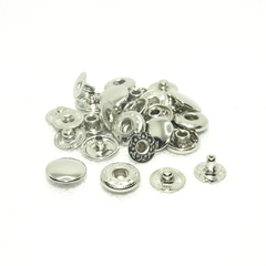 Кнопка Альфа латунь (нержав.) d 12,5 мм, никель