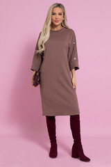 Платье Марьяна (кофе) П12807-4М LT Collection