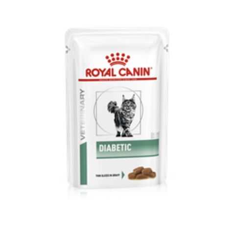 Корм для кошек ROYAL CANIN Vet Diet Diabetic DS46 при сахарном диабете пауч 85г