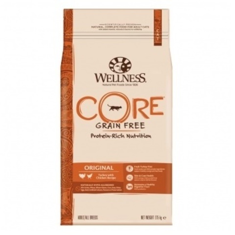 Wellness Core сухой корм для взрослых кошек (индейка и курица) 300г