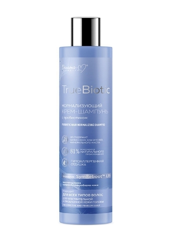 TrueBiotic Крем-шампунь Нормализующий с пробиотиком 250 г. Белита-М