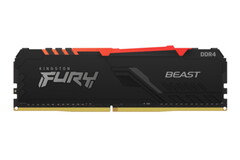 ОЗУ Kingston FURY Beast RGB 16Gb/3600 DDR4 DIMM, CL18, KF436C18BBA/16