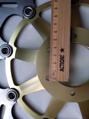 Передние  диски для Honda CBR1100XX 1997-1998 г.в. / золотые / плавающие / тормозные