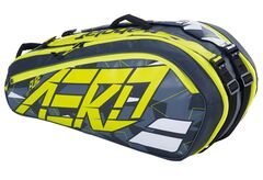 Теннисная сумка Babolat Pure Aero RHX6 - grey/yellow/white