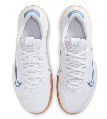 Кроссовки теннисные Nike Court Vapor Lite 2 - white/light blue/sail/gum light brown