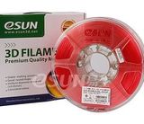 Катушка пластика PLA Glass ESUN 1.75 мм 1 кг., красный прозрачный (PLA-MT175O-FR1P1)