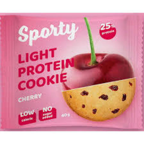 Sporty Protein Light печенье Вишня 40 г
