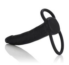 Насадка на пенис Silicone Love Rider Dual Penetrator для двойного проникновения - 14 см. - 