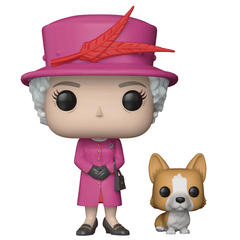 Funko POP! Royals: Queen Elizabeth II with Dog (01)